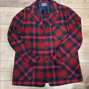 Vintage Pendleton women’s Woolen Mills Tartan blazer size Large